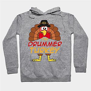 The Drummer Turkey Thanksgiving Family Matching Outfits Group Attire Hoodie TP1701