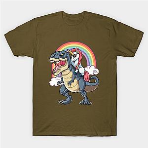 Unicorn Riding Dinosaur T-Shirt TP1201