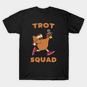 Turkey Trot Squad Funny Thanksgiving Run T-Shirt TP1201