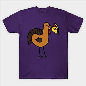 Thanksgiving Turkey with Pizza Slice T-Shirt TP1201