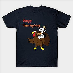 Thanksgiving Turkey Snoopy T-Shirt TP1201