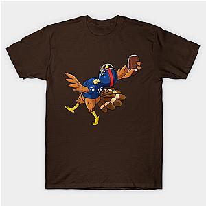 Thanksgiving Turkey Football Catching T-Shirt TP1201