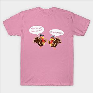 Thankful for Vegetarians Thanksgiving T-Shirt TP1201