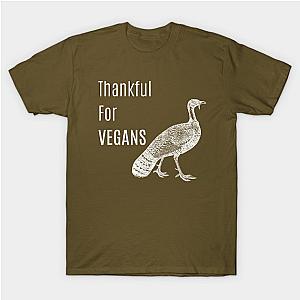 Thankful For Vegans - Turkey T-Shirt TP1201