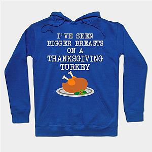 Rude Thanksgiving Turkey Breasts Sarcasm Humor Hoodie TP1701