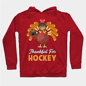 Thankful For Hockey Turkey Thanksgiving Hoodie TP1701