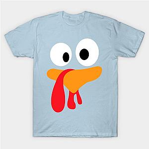 Thanksgiving Gift For Women - Funny Turkey Face Lover T-Shirt TP1201