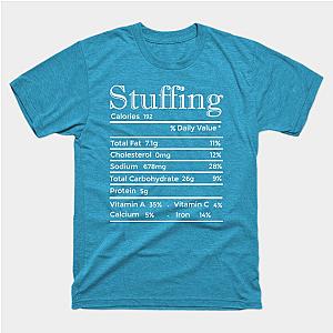 Stuffing Nutrition Facts Thanksgiving Costume Christmas T-Shirt TP1201