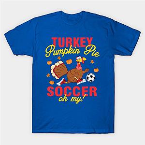 Soccer Turkey Funny Thanksgiving Gift T-Shirt TP1201