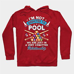 Mens Pool Player 8 Ball Billiard Shooting Funny Relationship Hoodie TP1701