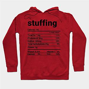 Stuffing Nutrition Facts Thanksgiving Costume Hoodie TP1701