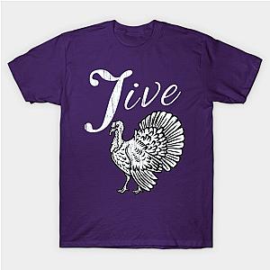 Retro Vintage Turkey Jive Funny Gift For Thanksgiving T-Shirt TP1201