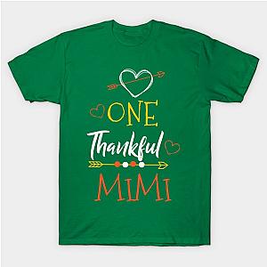 One Thank Mimi Happy Thanksgiving Day T-Shirt TP1201