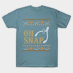 Oh Snap, Wishbone Ugly Thanksgiving Sweater T-Shirt TP1201