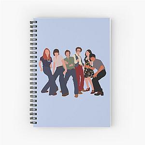 That 70's Show Gang Spiral Notebook