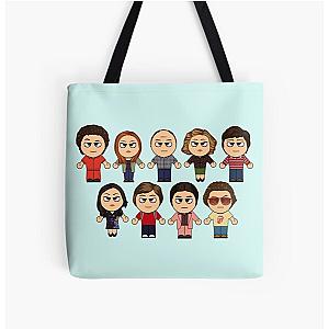 THAT 70'S SHOW - MAIN CHARACTERS CHIBI - MANGA 70'S SHOW All Over Print Tote Bag