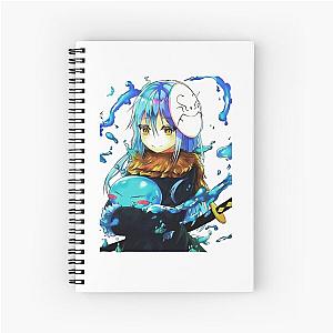 Sparkling Strong Passion Rimuru Unmasked That Time I Got Reincarnated As A Slime Cute Gift Spiral Notebook