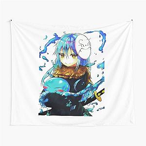 Sparkling Strong Passion Rimuru Unmasked That Time I Got Reincarnated As A Slime Cute Gift Tapestry