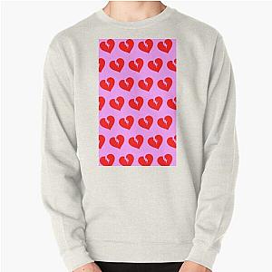The Weeknd Sweatshirts - Red Heartless Pattern Pullover Sweatshirt RB3006