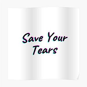 The Weeknd Posters - Save Your Tears Poster RB3006