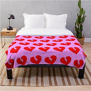 The Weeknd Bedding Sets - Red Heartless Pattern Throw Blanket RB3006