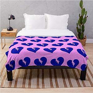 The Weeknd Bedding Sets - Blue Heartless Pattern Throw Blanket RB3006
