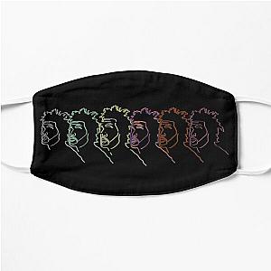 The Weeknd Face Masks - Silhouette Illustration Flat Mask RB3006
