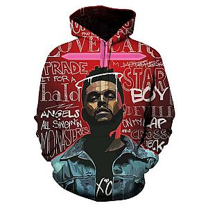 Singer Rapper The Weeknd 3D Print Hoodie