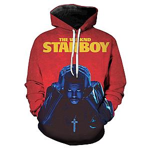 Rapper The Weeknd Starboy 3D Print Hoodie