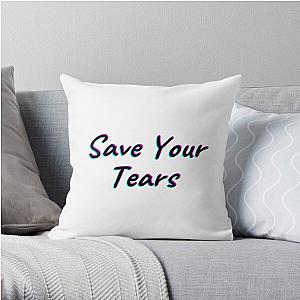 The Weeknd Pillows - Save Your Tears Throw Pillow RB3006
