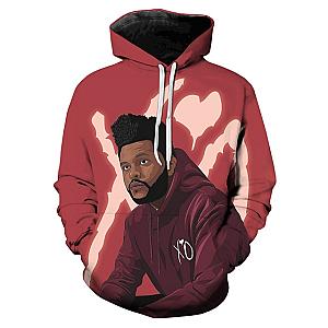 Fashion Rapper The Weeknd 3D Print Hoodie