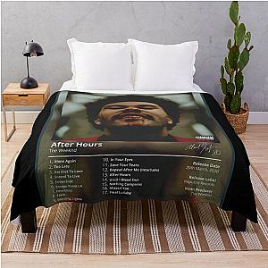 The Weeknd Blankets - Hardest to Love Emotional Throw Blanket