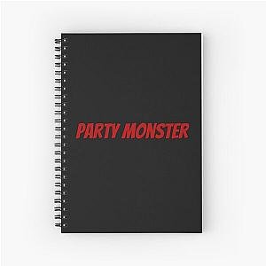 The Weekend Notebooks - PartyMonster - red Spiral Notebook