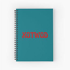 The Weekend Notebooks - xotwod (red) Spiral Notebook