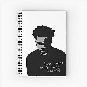 The Weekend Notebooks - Roddy Sticker Spiral Notebook