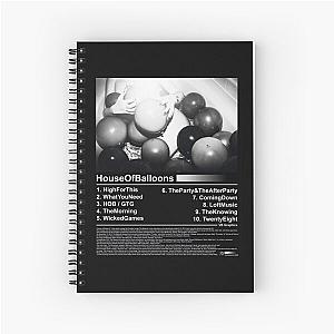 The Weekend Notebooks - List of Song Spiral Notebook