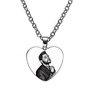 The Weeknd Chain Necklace - Trendy Art Photo Glass Cabochon Pendant Necklace