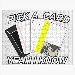 The 1975 Puzzles - pick a card yeah i know the 1975 noacf lyrics Jigsaw Puzzle RB2510