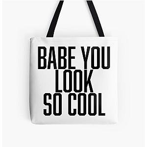 The 1975 Bags - babe you look so cool - robbers the 1975 All Over Print Tote Bag RB2510