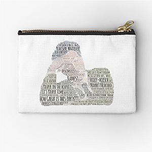 Yasper the Afterparty quote word art Zipper Pouch