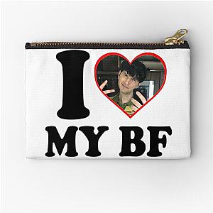 i love my bf yasper lennov Zipper Pouch