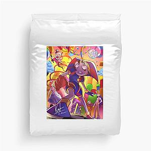 the amazing digital circus Duvet Cover