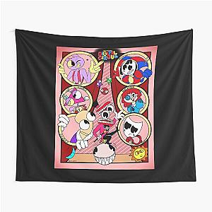 The Amazing Digital Circus! (Rubberhose Themed - In Color) Tapestry