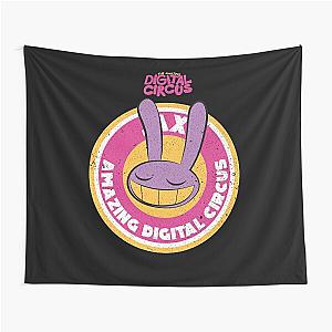 THE AMAZING DIGITAL CIRCUS: JAX CIRCLE EMBLEM (GRUNGE STYLE) Tapestry