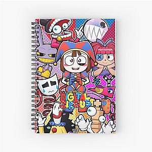 The Amazing Digital Circus fanart Spiral Notebook