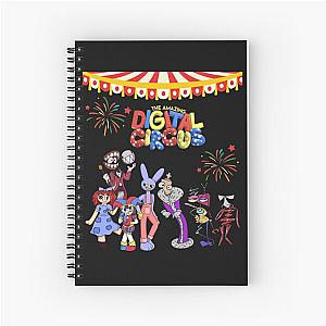 Amazing Digital Circus, Digital Cartoon Circus, Graphic Cartoon Shirt, Pomni Circus, Amazing Digital Circus Print, Spiral Notebook