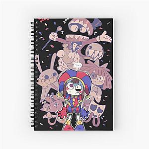 the amazing digital circus Spiral Notebook