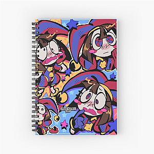 the amazing digital circus Spiral Notebook