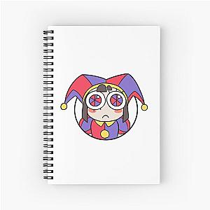 Pomni Head Icon Sticker T-Shirt [The Amazing Digital Circus] Spiral Notebook