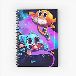 The Amazing World Of Gumball fanart Spiral Notebook